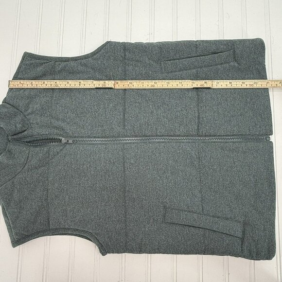 Fornia Los Angeles Kids Puffer Vest Unisex Green Full Zip Pockets Sz 10 - Picture 6 of 7
